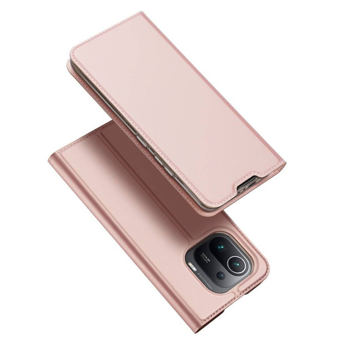 DUX DUCIS Skin Pro Holster Cover Flip Cover für Xiaomi Mi 11 Pro pink