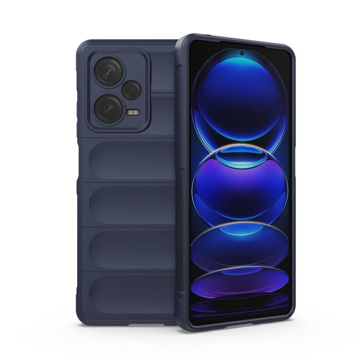 Magic Shield Case für Xiaomi Redmi Note 12 Pro+ flexible Panzerhülle blau