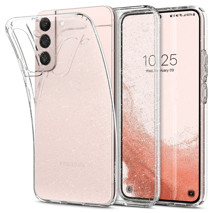 Pouzdro SPIGEN Galaxy Glitter průhledné třpytivé Case z Liquid Crystal