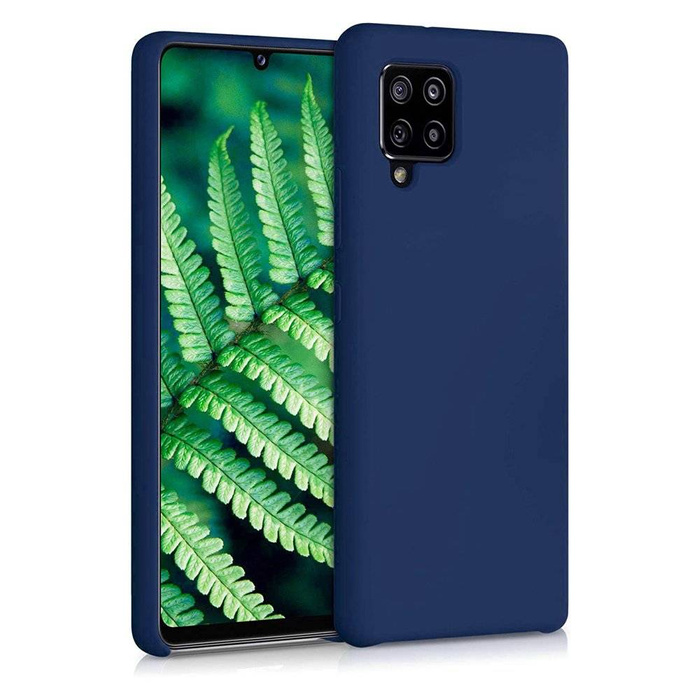 Silikon Case flexibilní silikonový pouzdro kryt Samsung Galaxy A42 5G modrý