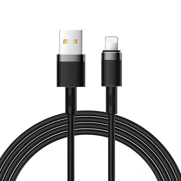 Joyroom USB-Kabel - Lightning 2,4A 1,2 m (S-1224N2 Schwarz)