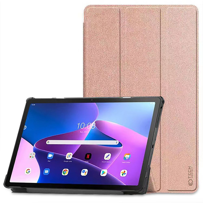 Case TECH-PROTECT SMARTCase LENOVO TAB M10 PLUS 10.6 3RD GEN ROSE GOLD