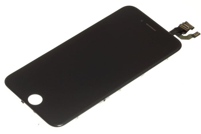 DISPLAY APPLE iPhone 6 Schwarz Grad B mit Blech echte LCD Touch