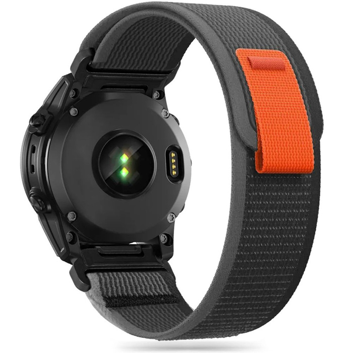 TECH-PROTECT NYLON GARMIN FENIX 3 / 5X / 3HR / 5X PLUS / 6X / 6X PRO / 7X ČERNÁ/ORANŽOVÁ