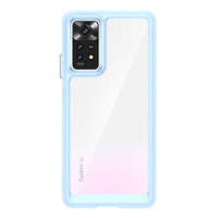 Custodia Outer Space per Xiaomi Poco X5 5G / Redmi Note 12 5G cover con cornice flessibile blu