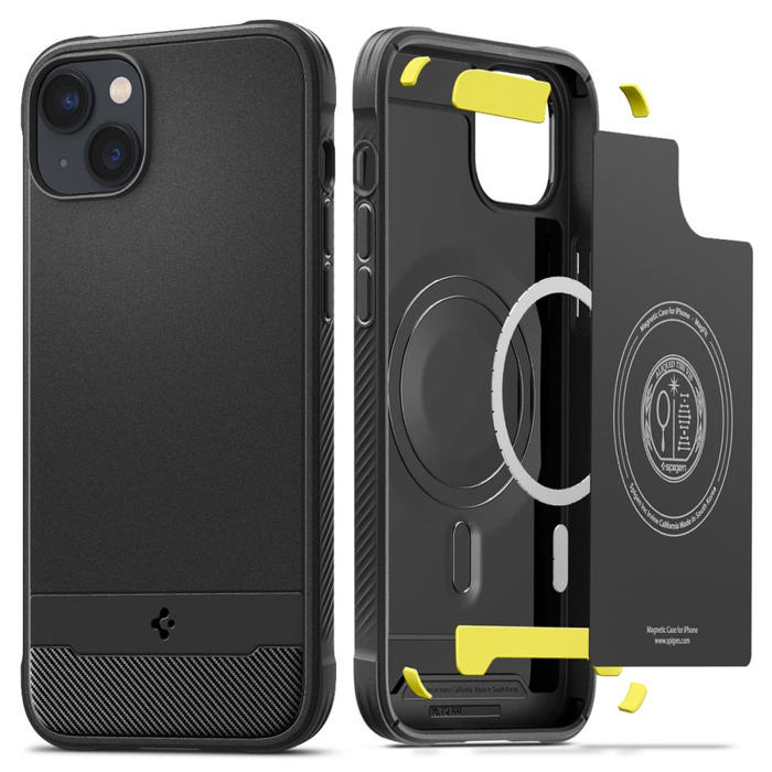 Case Spigen Rugged Armor Mag MagSafe IPhone 14 MATTE BLACK