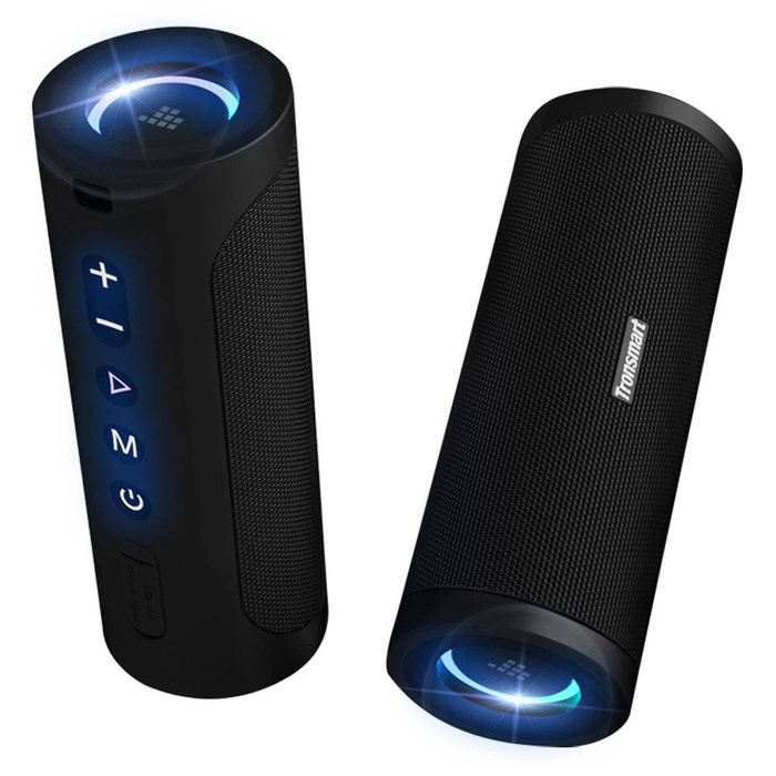 Tronsmart T6 Pro Haut-parleur portable sans fil Bluetooth 5.0 45 W Rétroéclairage LED Noir (448105)