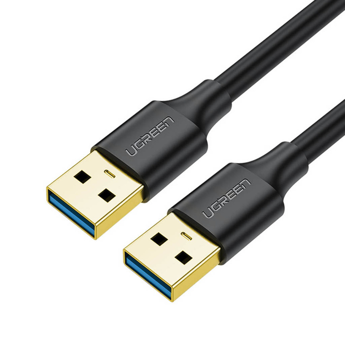 Ugreen kabel USB – USB kabel (samec – USB 3.2 Gen 1) 0,5 m černý (US128 10369)