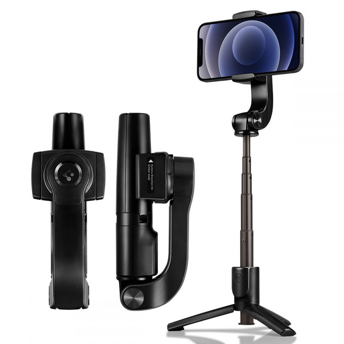 STOJAN SPIGEN S610W GIMBAL BEZDRÔTOVÁ SELFIE TYČ ČIERNA