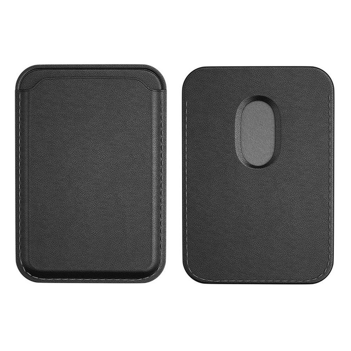 Custodia a portafoglio per carte magnetiche WK Design per Iphone (compatibile con MagSafe) nera (WPC-009)