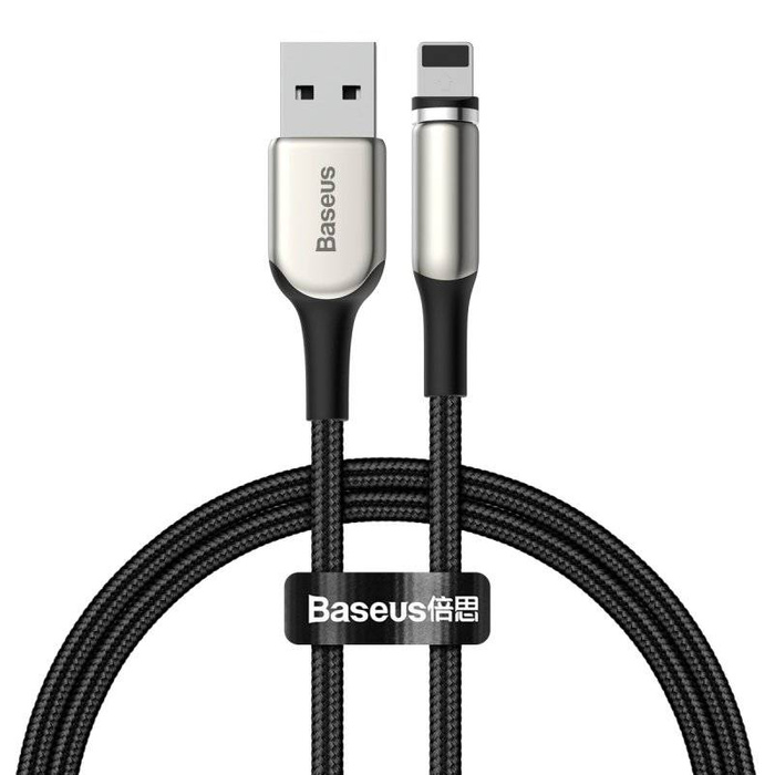 Baseus Zinc magnetic USB cable - Lightning 2A 1m black (CALXC-H01)