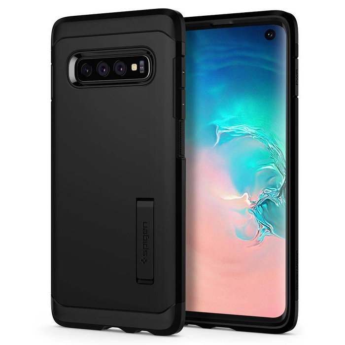 Telefontok SPIGEN Tough Armor Samsung Galaxy S10 fekete tok