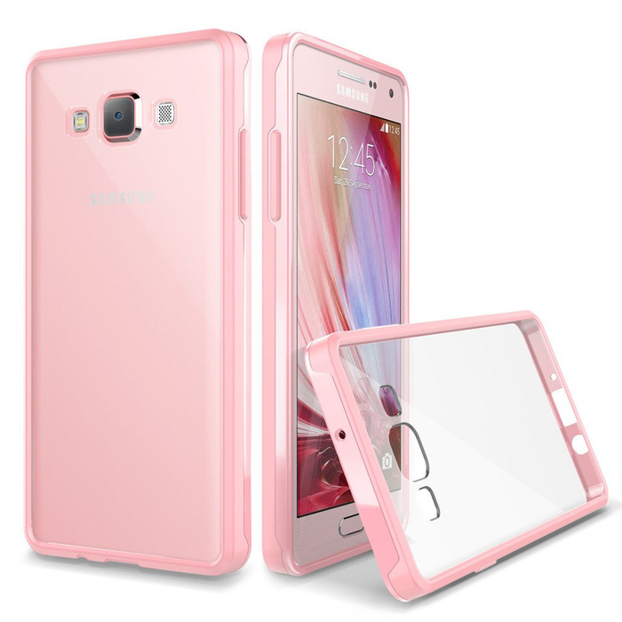 Pouzdro Samsung Galaxy A7 VERUS Crystal Mixx Baby Pink Jako kryt Spigen SGP