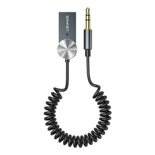 Audio Adapter USAMS Bluetooth 5.0 USB-AUX SJ464JSQ01 US-SJ464 Szary