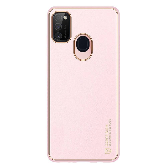 Dux Ducis Yolo elegante cover realizzata in pelle ecologica per Samsung Galaxy M30s rosa