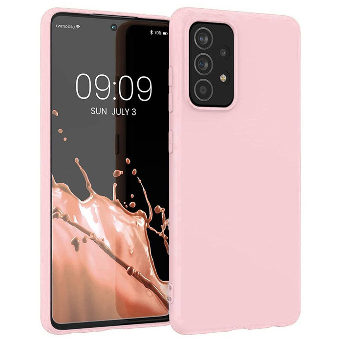 Silicone Case flexible silikonouveau coque housse Samsung Galaxy A22 4G rose