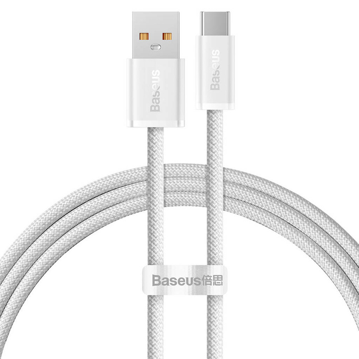 Baseus Dynamic Series USB kabel – USB Typ C 100W 1m bílý (CALD000602)