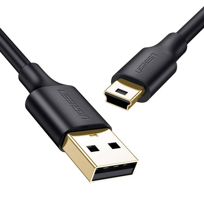 Ugreen cable USB - mini USB 480 Mbps cable 1 m black (US132 10355)