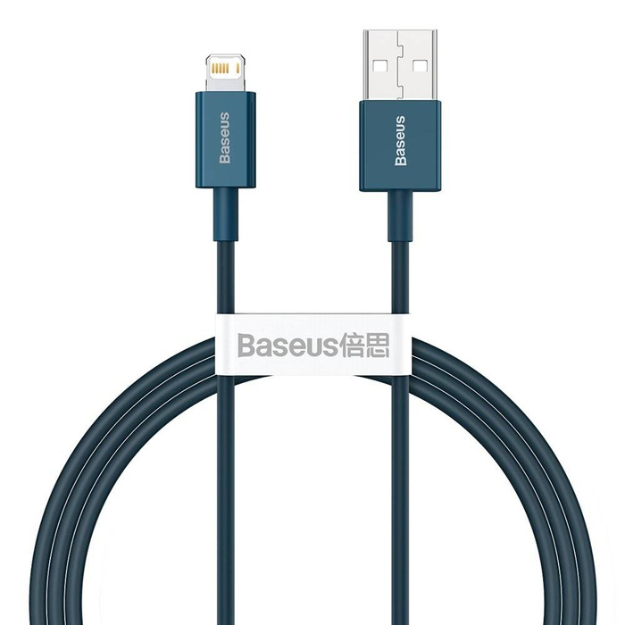 Baseus Superior USB kabel - Lightning 2,4A 1 m modrý (CALYS-A03)