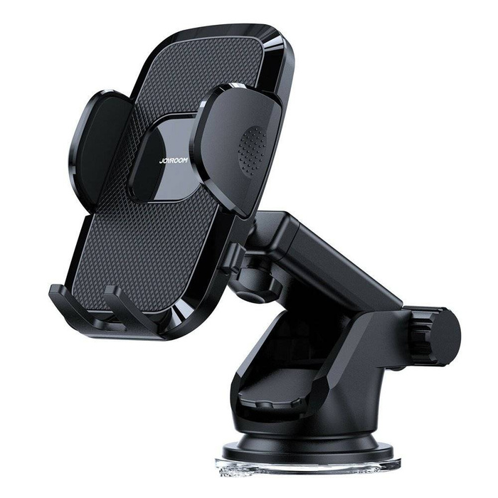 Joyroom mechanical car phone holder with adjustable arm for dashboard black (JR-ZS259)