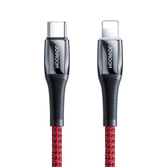 Joyroom kabel kabel USB typu C - Lightning Power Delivery 20W 2,4A 1,2m červený (S-1224K2 Red)