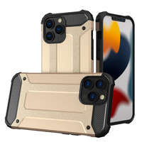Hybrid Armor robuste TPU/PC Panzer Handyhülle Hard Case für iPhone 13 Pro golden