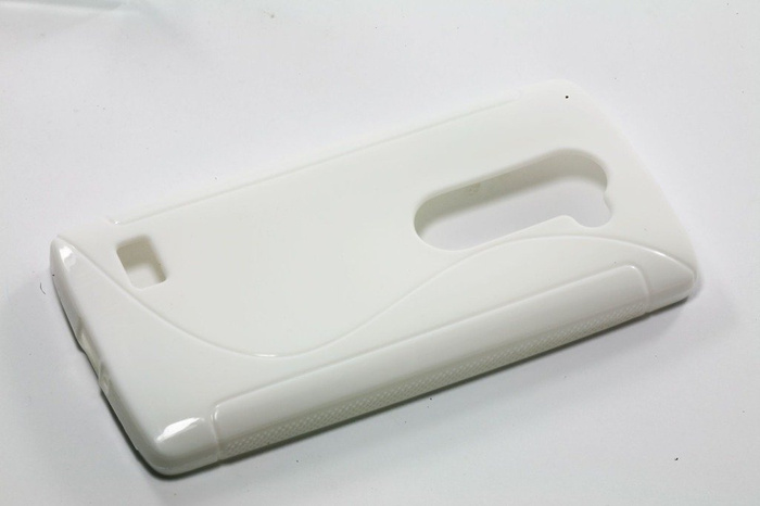 Cover S-Line LG Leon H340N White Silicone Case