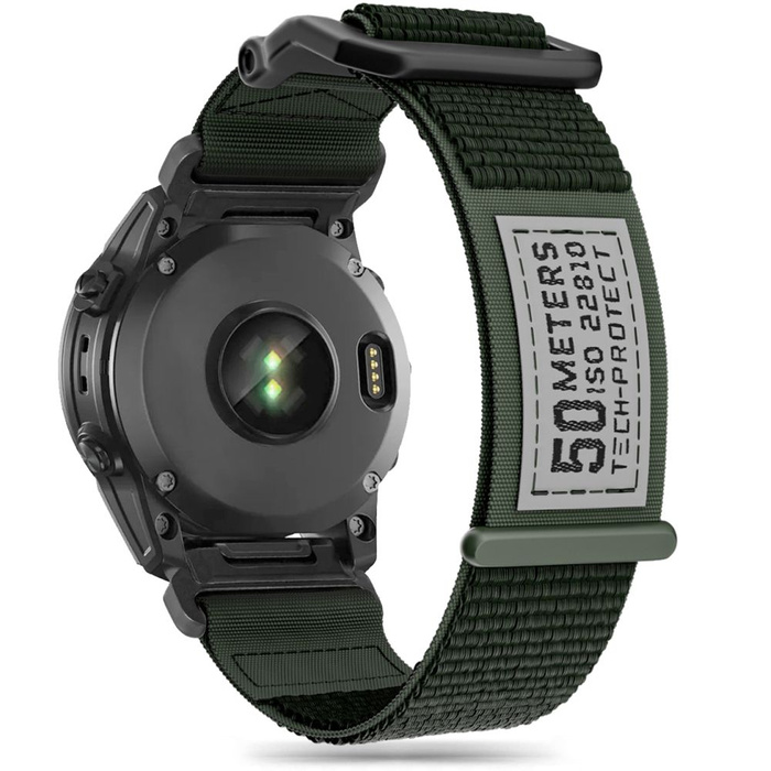 Strap Tech-protect Scout Garmin Fenix 5 / 6 / 6 Pro / 7 Military Green