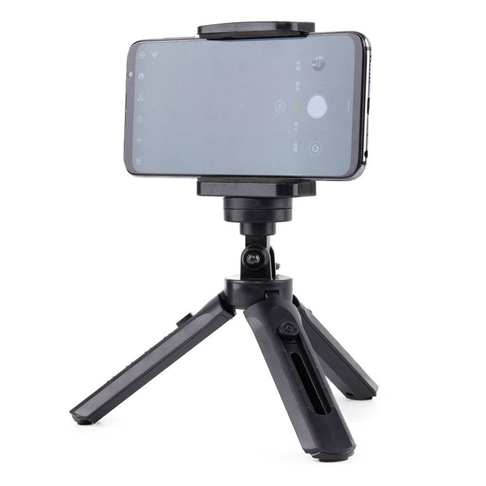 Mini treppiede per foto selfie su telefono, fotocamera, fotocamera GoPro 16 - 21 cm nero