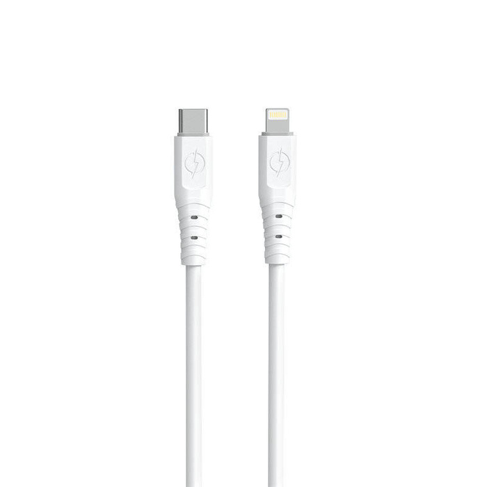 Dudao kabel, kabel USB typu C - Lightning 6A 65W PD bílý (TGL3X)