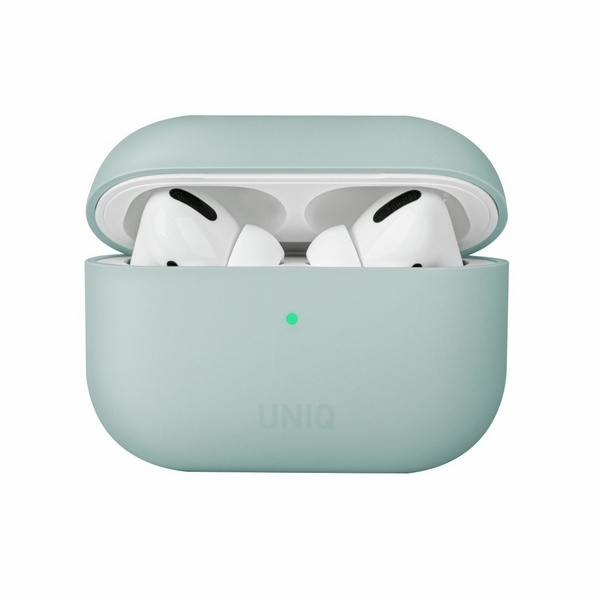 UNIQ coque Lino AirPods Pro Silicone menthe/vert menthe