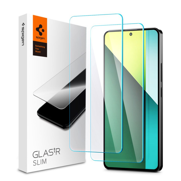 Tempered Glass Spigen GLAS.TR SLIM 2-PACK XIAOMI REDMI NOTE 13 PRO 5G CLEAR