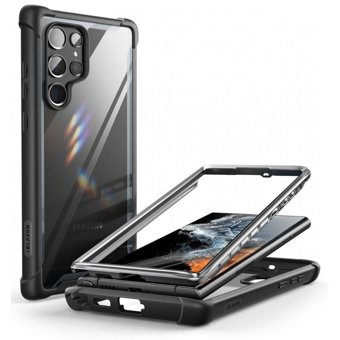 Case Samsung Galaxy S22 Ultra Supcase Ares Black Case