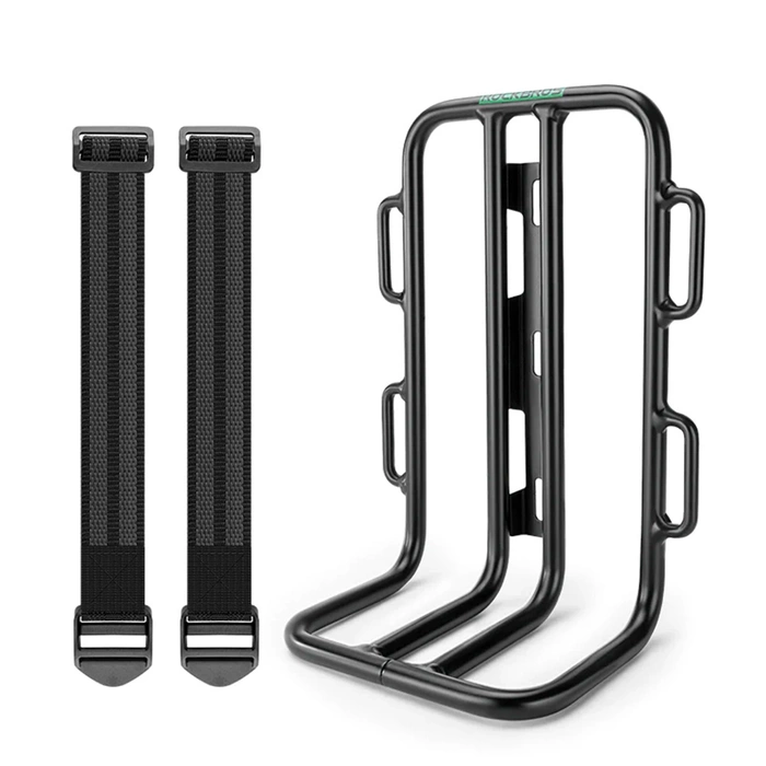 Rockbros 33210010001 front bicycle shelf for bicycle fork - black