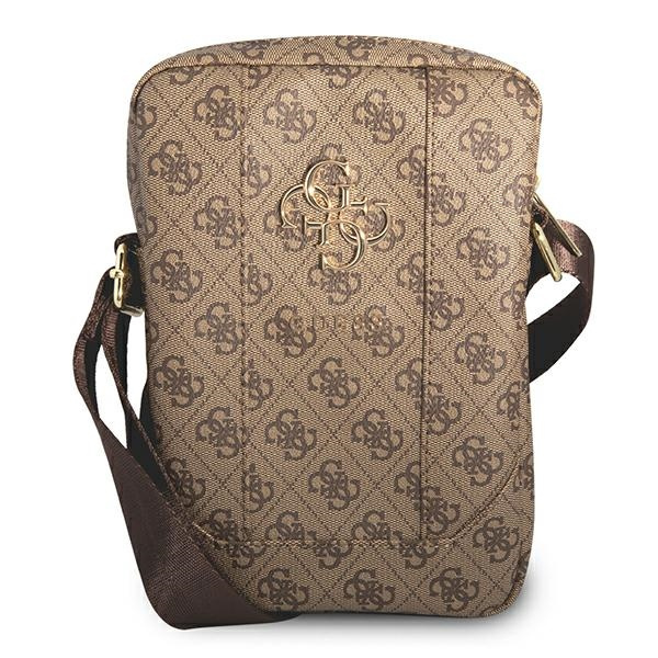 GUESS Tablet 8 4G Big Metal Logo Bag Brown