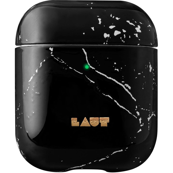 Case LAUT HUEX ELEMENT FOR AIRPODS MARBLE BLACK