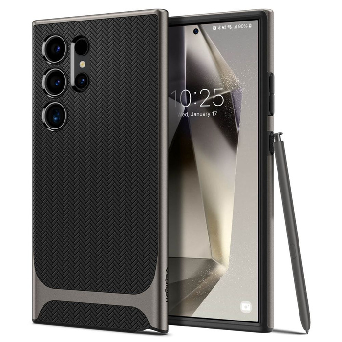 Case Spigen Neo Hybrid Samsung Galaxy S24 Ultra Gunmetal Case