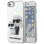 Karl Lagerfeld KLHCI8HNKCTGT iPhone 7/8/ SE 2020 / SE 2022 trasparente durocase Gliter Karl&Choupette