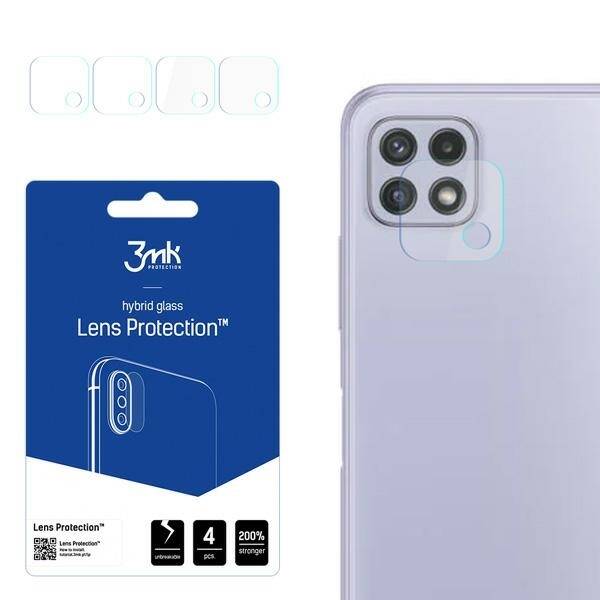 3MK Hybrid Glass Samsung Galaxy A22 5G Lens Protect Protection For Camera Lens 4pcs Glass