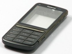 Eredeti NOKIA C3-01 C3 C3 B fokozatú tok fekete, fedél nélkül