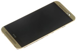 Kijelző HTC One M9 arany Lcd hibás érintéssel Eredeti HTC One M9 arany érintés 