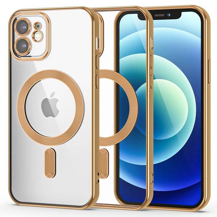 Telefontok Tech-protect Magragyogás MagSafe iPhone 11 Gold Case