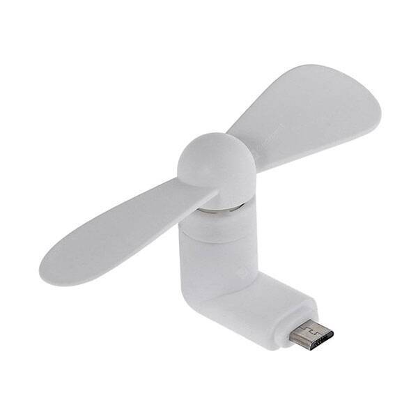 USAMS white fan for the phone for the microUSB connector