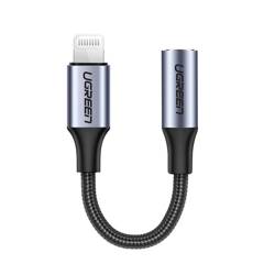 Ugreen 3,5 mm mini jack - Lightning MFI (Made For iPhone) adapter cable 10 cm black (US211 30756)