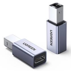 Ugreen USB Type C - USB Type B adapter grey (US382)