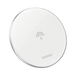 Caricabatterie wireless Qi Dudao ultrasottile ed elegante da 10 W bianco (A10B bianco)