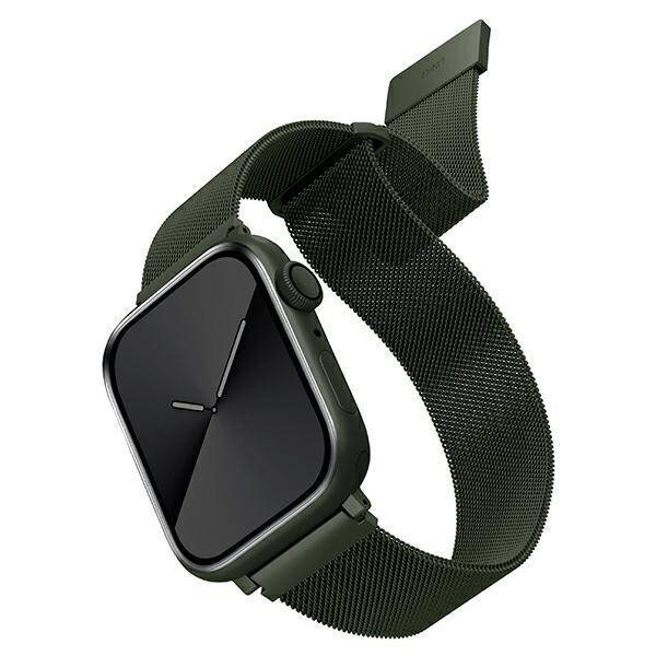 Cinturino Uniq Dante Apple Watch Series 4/5/6/7 / SE 40 / 41 mm. Acciaio inossidabile verde/verde