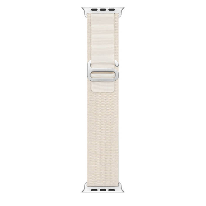 Cinturino con fibbia sportiva per Apple Watch 8/7/6/SE/5/4/3/2/1 (41, 40, 38mm) Cinturino Dux Ducis Versione GS - Bianco