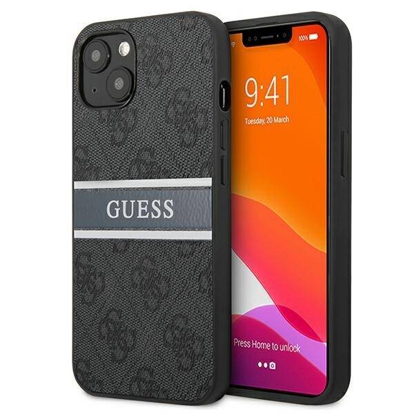Cover GUESS Apple iPhone 13 4G Stripe Grey Hardcase