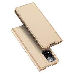 Custodia Dux Ducis Skin Pro Custodia Flip Poco M4 Pro 5G oro